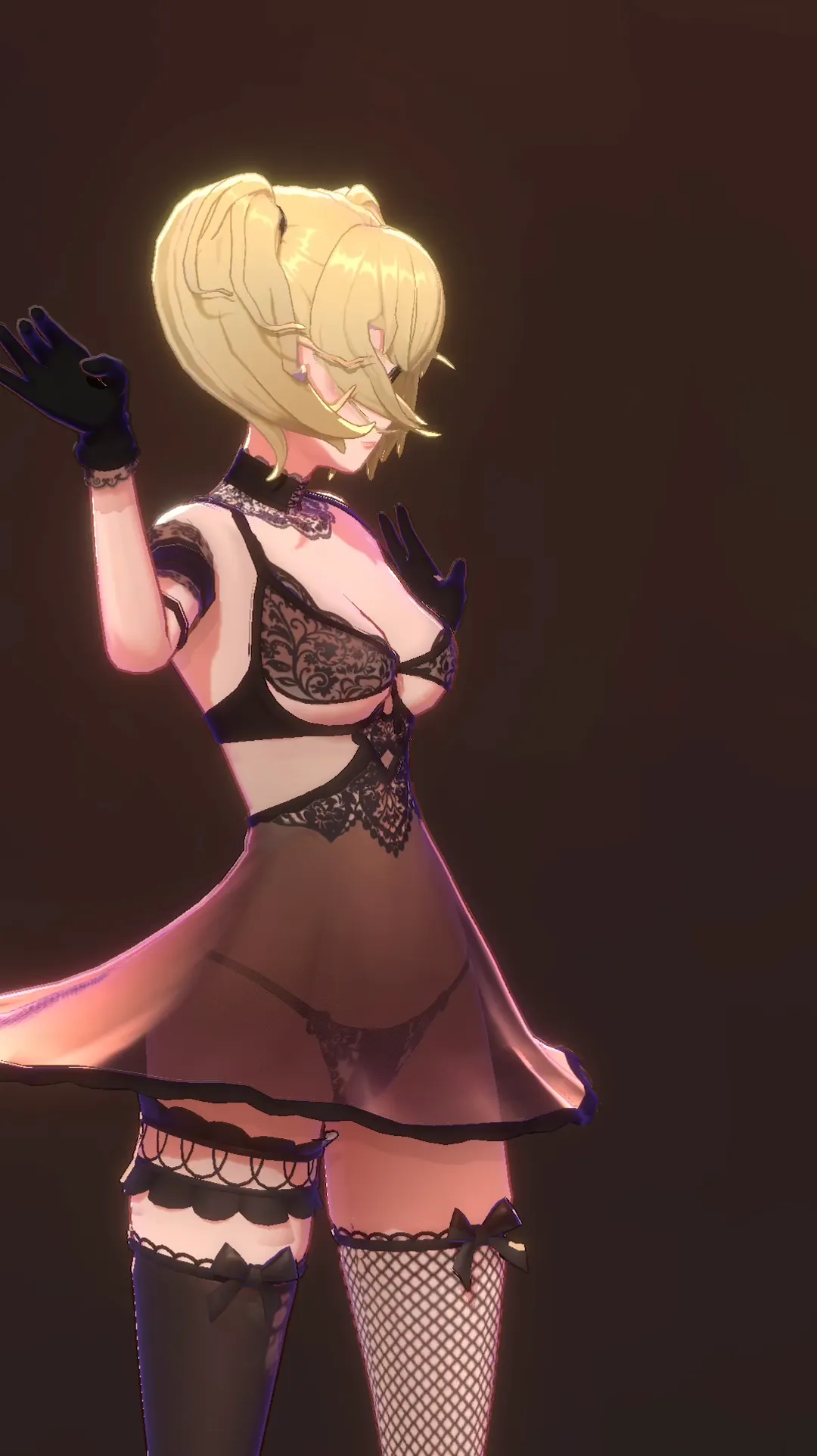 Ani in Lingerie Outfit